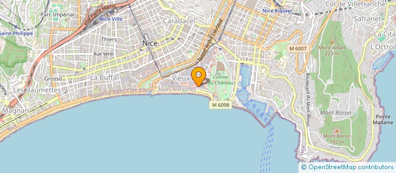 localisation de l'entreprise LES 3 C DE NICOLAS CATOVIC  NICE