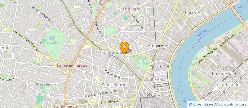 localisation de l'entreprise LES 3 CAPS à BORDEAUX