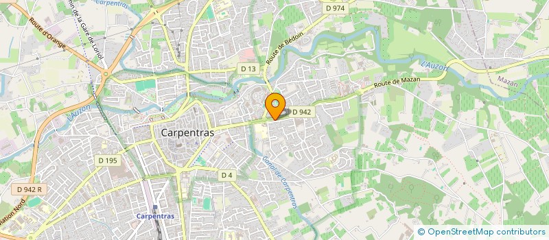 localisation de l'entreprise LES 3 CAPUCINS à CARPENTRAS