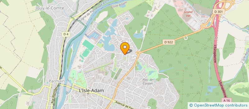 localisation de l'entreprise LES 3 CARAVELLES  L'ISLE-ADAM