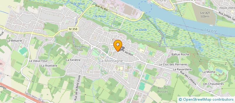 localisation de l'entreprise LES 3 CARREAUX  LA MONTAGNE