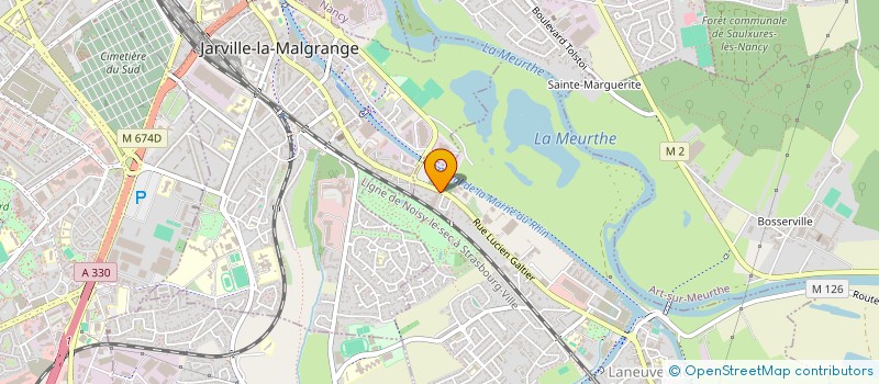 localisation de l'entreprise LES 3 CERISES DES A  LANEUVEVILLE-DEVANT-NANCY