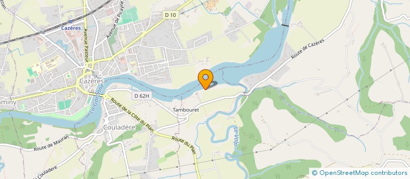 localisation de l'entreprise LES 3 CHAUDRONS  SAINT-CHRISTAUD