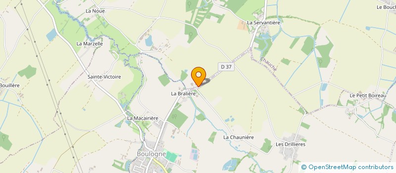 localisation de l'entreprise LES 3 CHENES  ESSARTS-EN-BOCAGE