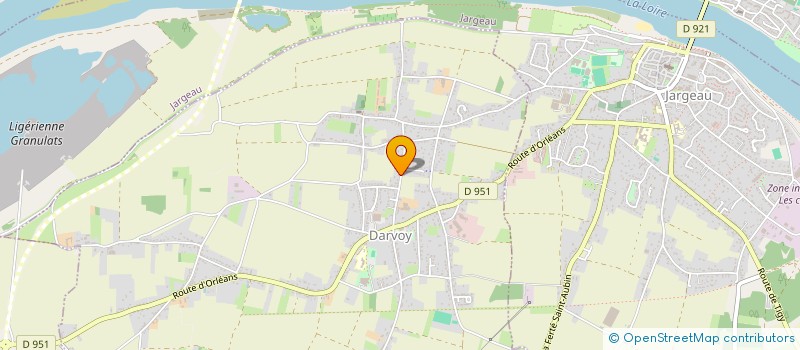 localisation de l'entreprise LES 3 CLEFS à DARVOY