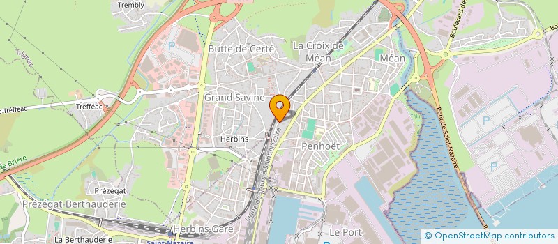 localisation de l'entreprise LES 3 CLEFS CONCIERGERIE  SAINT-NAZAIRE