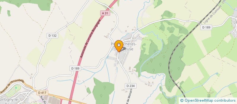 localisation de l'entreprise LES 3 COEURS à VAL-DE-MEUSE