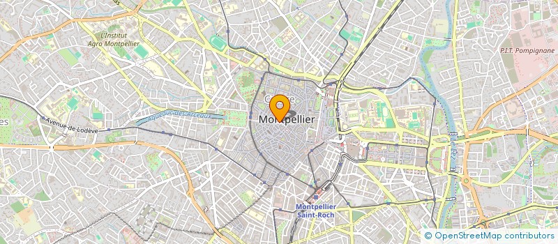localisation de l'entreprise LES 3 COIFFEURS à MONTPELLIER