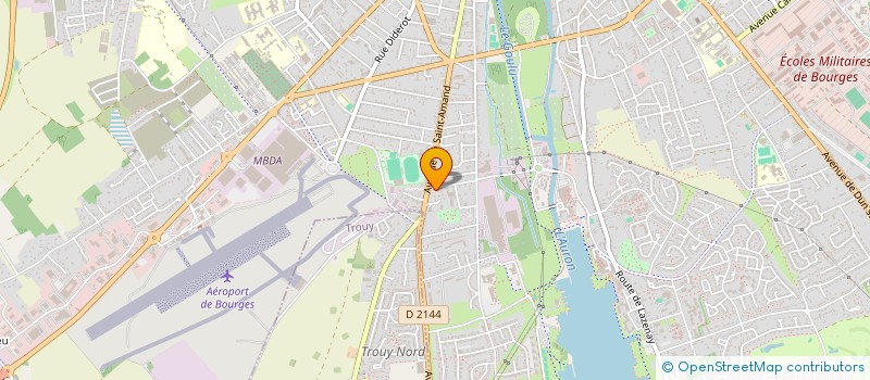 localisation de l'entreprise LES 3 COLIBRIS  BOURGES