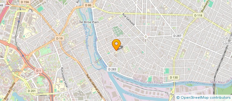 localisation de l'entreprise LES 3 COLINES à SAINT-MAUR-DES-FOSSES