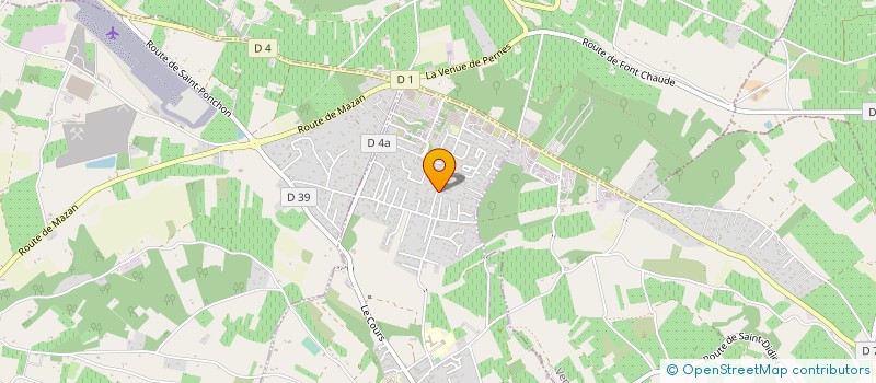 localisation de l'entreprise LES 3 COLOMBES SA à SAINT-DIDIER
