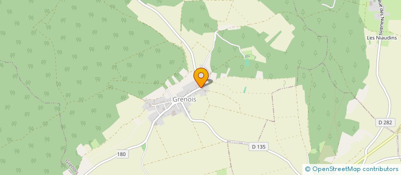localisation de l'entreprise LES 3 CONFLUENCES à GRENOIS