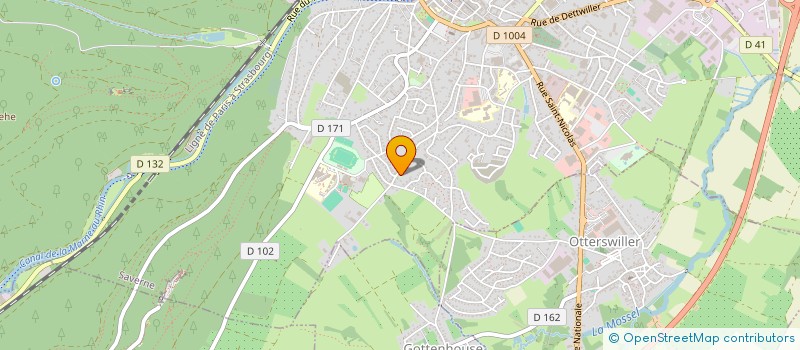 localisation de l'entreprise LES 3 CONTINENTS  SAVERNE