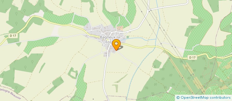 localisation de l'entreprise LES 3 CONTREES DU MOULIN A VENT à BAGNEUX-LA-FOSSE