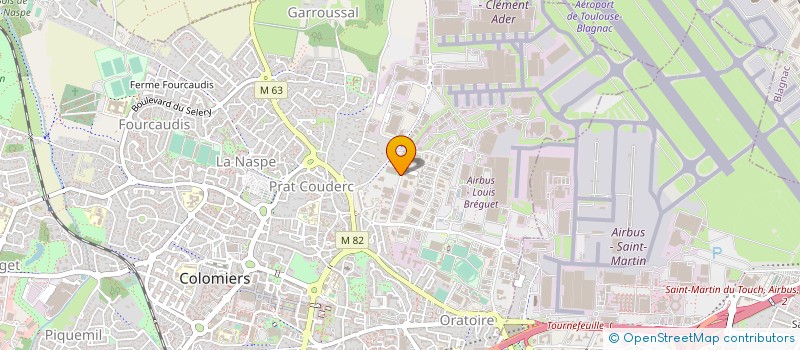 localisation de l'entreprise LES 3 COPAINGS à COLOMIERS