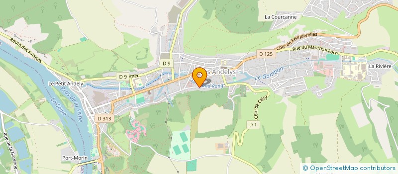 localisation de l'entreprise LES 3 COQUELICOTS à LES ANDELYS
