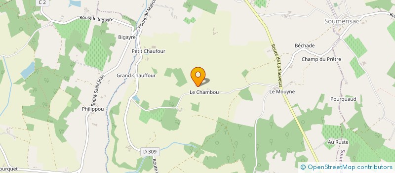 localisation de l'entreprise LES 3 COTEAUX  SAINT-JEAN-DE-DURAS