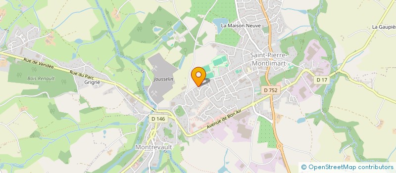 localisation de l'entreprise LES 3 COUPS à MAUGES-SUR-LOIRE