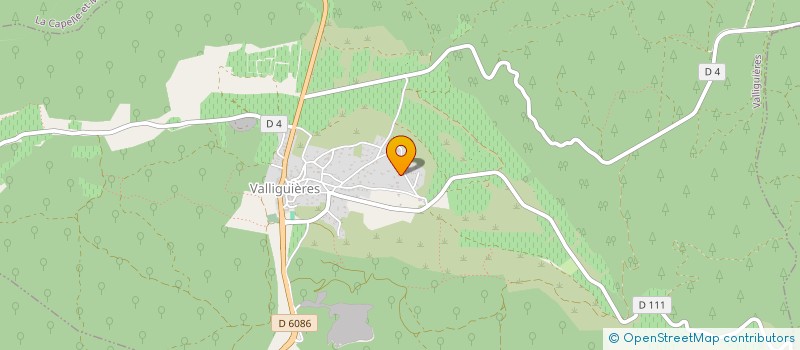 localisation de l'entreprise LES 3 COUPS  VALLIGUIERES