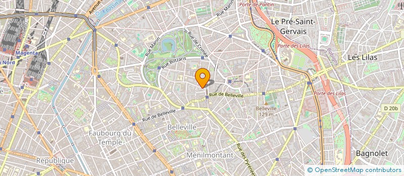 localisation de l'entreprise LES 3 COUPS-COMPAGNIE THEATRALE  PARIS