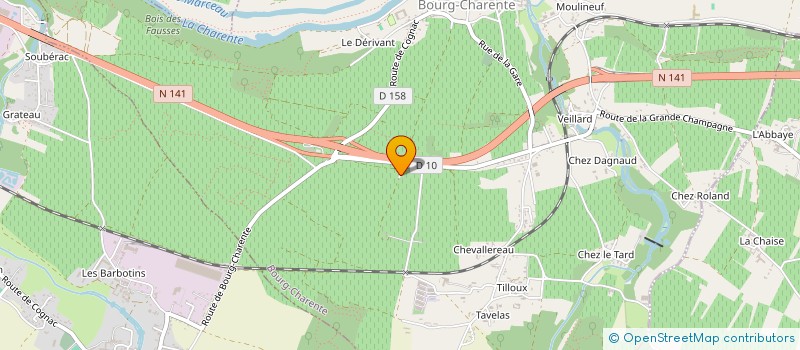 localisation de l'entreprise LES 3 COUPS DE JARNAC à JARNAC
