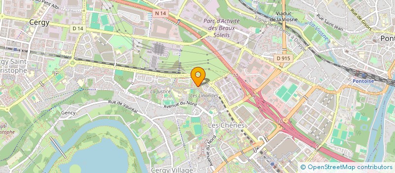 localisation de l'entreprise LES 3 COUPS L'OEUVRE  VAUREAL