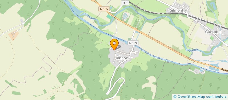 localisation de l'entreprise LES 3 COURS D'EAU à TANNOIS
