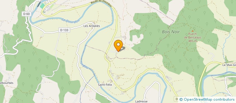 localisation de l'entreprise LES 3 D  HECHES