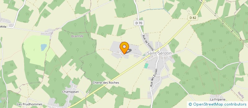 localisation de l'entreprise LES 3 DELICES  NAILLY