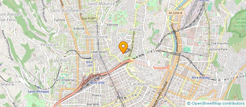 localisation de l'entreprise LES 3 DOGS  NICE