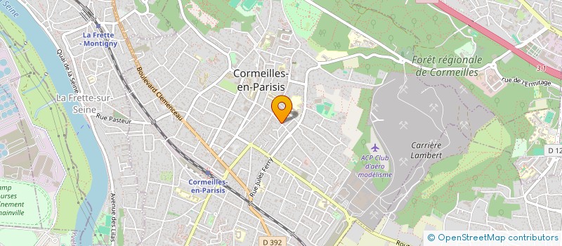 localisation de l'entreprise LES 3 E à CORMEILLES-EN-PARISIS
