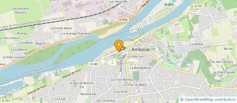 localisation de l'entreprise LES 3 EHPAD à AMBOISE