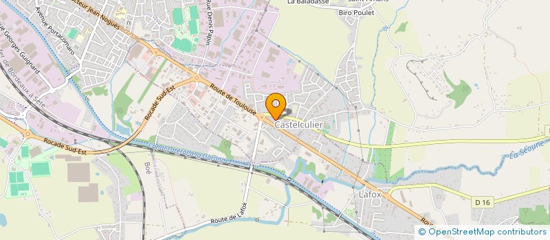 localisation de l'entreprise LES 3 EPIS  CASTELCULIER