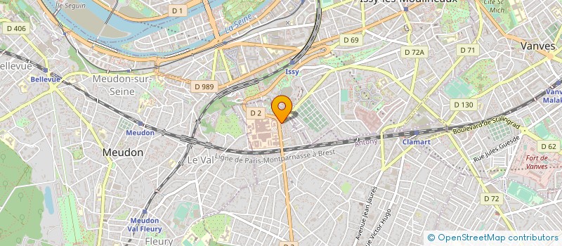 localisation de l'entreprise LES 3 EPIS D'OR à CLAMART