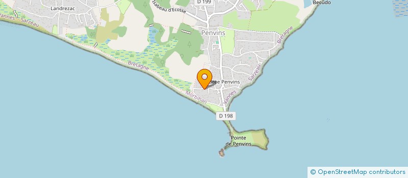 localisation de l'entreprise LES 3 ETOILES  SARZEAU