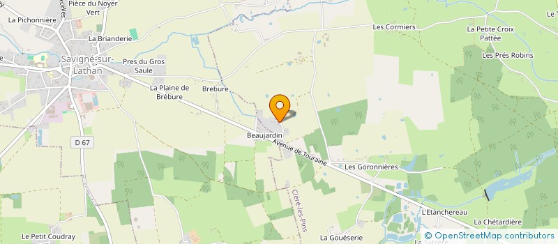 localisation de l'entreprise LES 3 F DE CONDAT  CLERE-LES-PINS