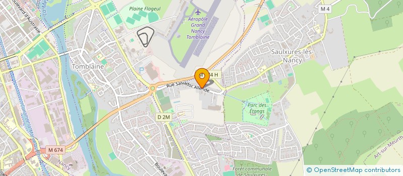 localisation de l'entreprise LES 3 FILLES  TOMBLAINE