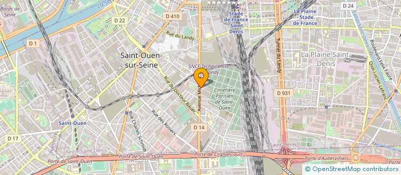 localisation de l'entreprise LES 3 FONTAINE à SAINT-OUEN-SUR-SEINE
