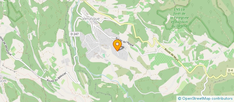 localisation de l'entreprise LES 3 FONTAINES  VENASQUE