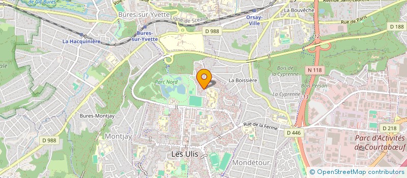 localisation de l'entreprise LES 3 FOURNEAUX à LES ULIS