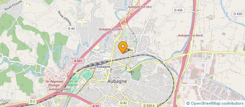 localisation de l'entreprise LES 3 FRANGINS à AUBAGNE