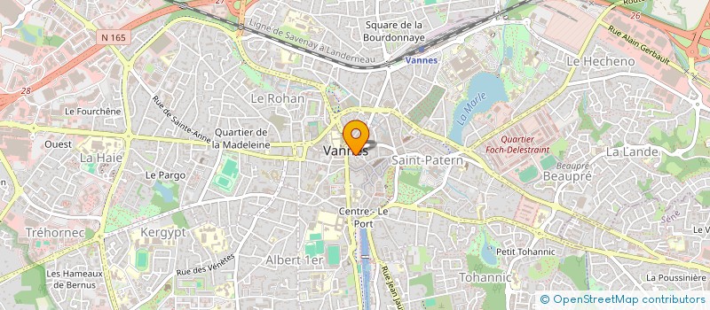 localisation de l'entreprise LES 3 FRERES à VANNES