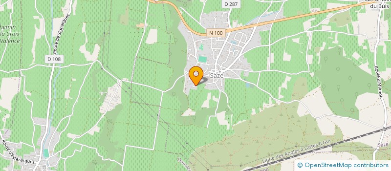 localisation de l'entreprise LES 3 FRERES  SAZE