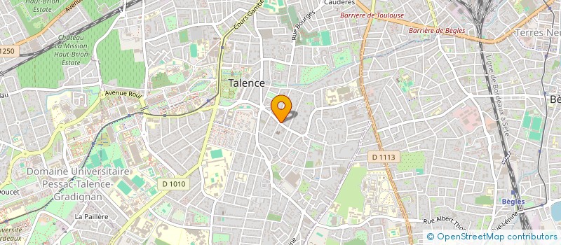 localisation de l'entreprise LES 3 FRERES  TALENCE