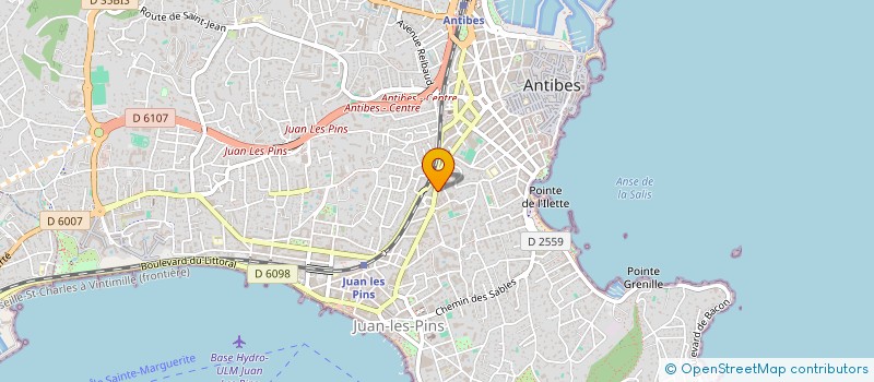 localisation de l'entreprise LES 3 FRERES à ANTIBES