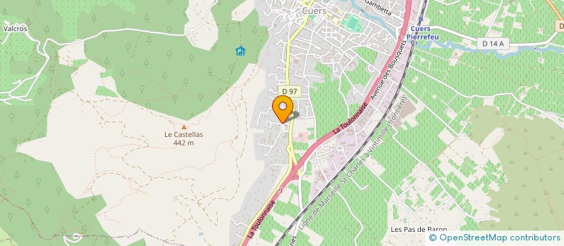 localisation de l'entreprise LES 3 FRERES  CUERS