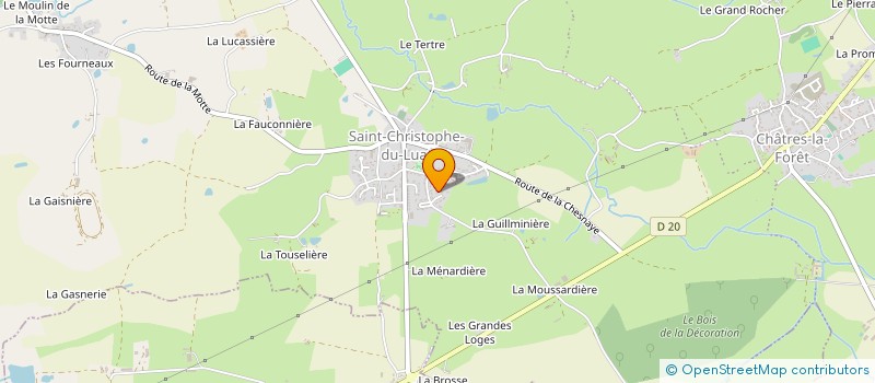 localisation de l'entreprise LES 3 FRERES  EVRON