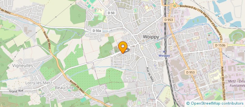 localisation de l'entreprise LES 3 FRERES à WOIPPY