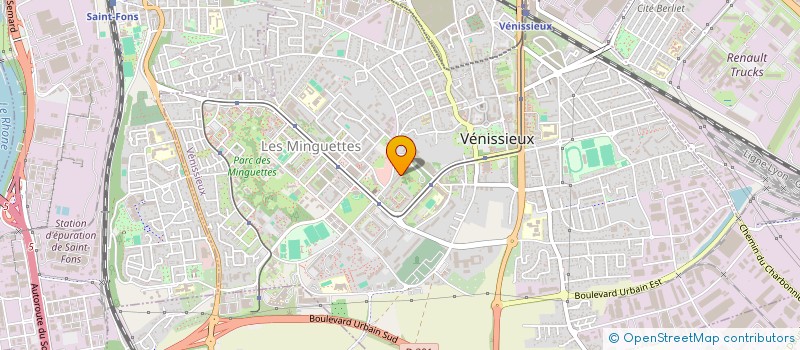 localisation de l'entreprise LES 3 FRERES AZ  VENISSIEUX