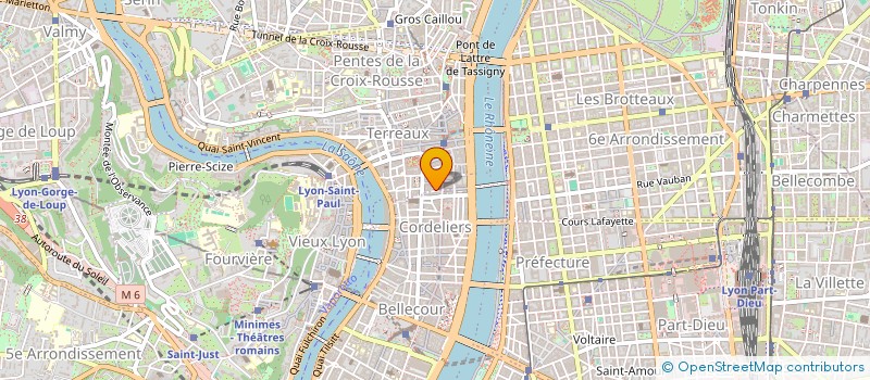 localisation de l'entreprise LES 3 FRRES à LYON